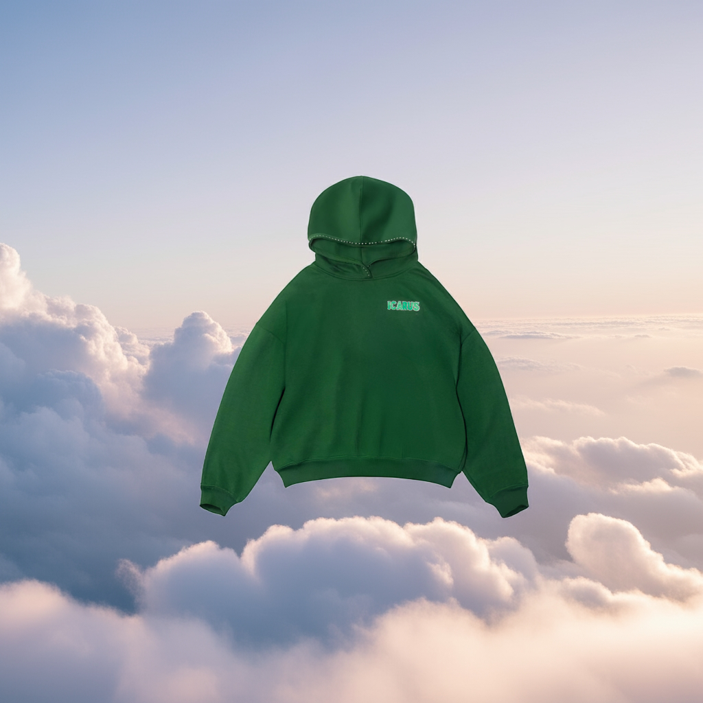 Altura Green Puff Rhinestone Sweatshirt