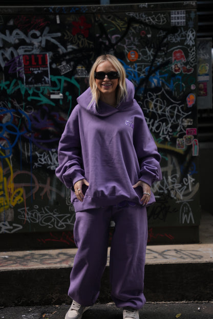 Purple Rhinestone Sweatshirt