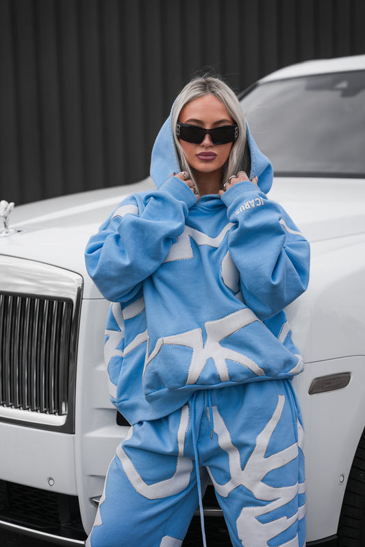 Baby Blue Rhinestone Sweatshirt