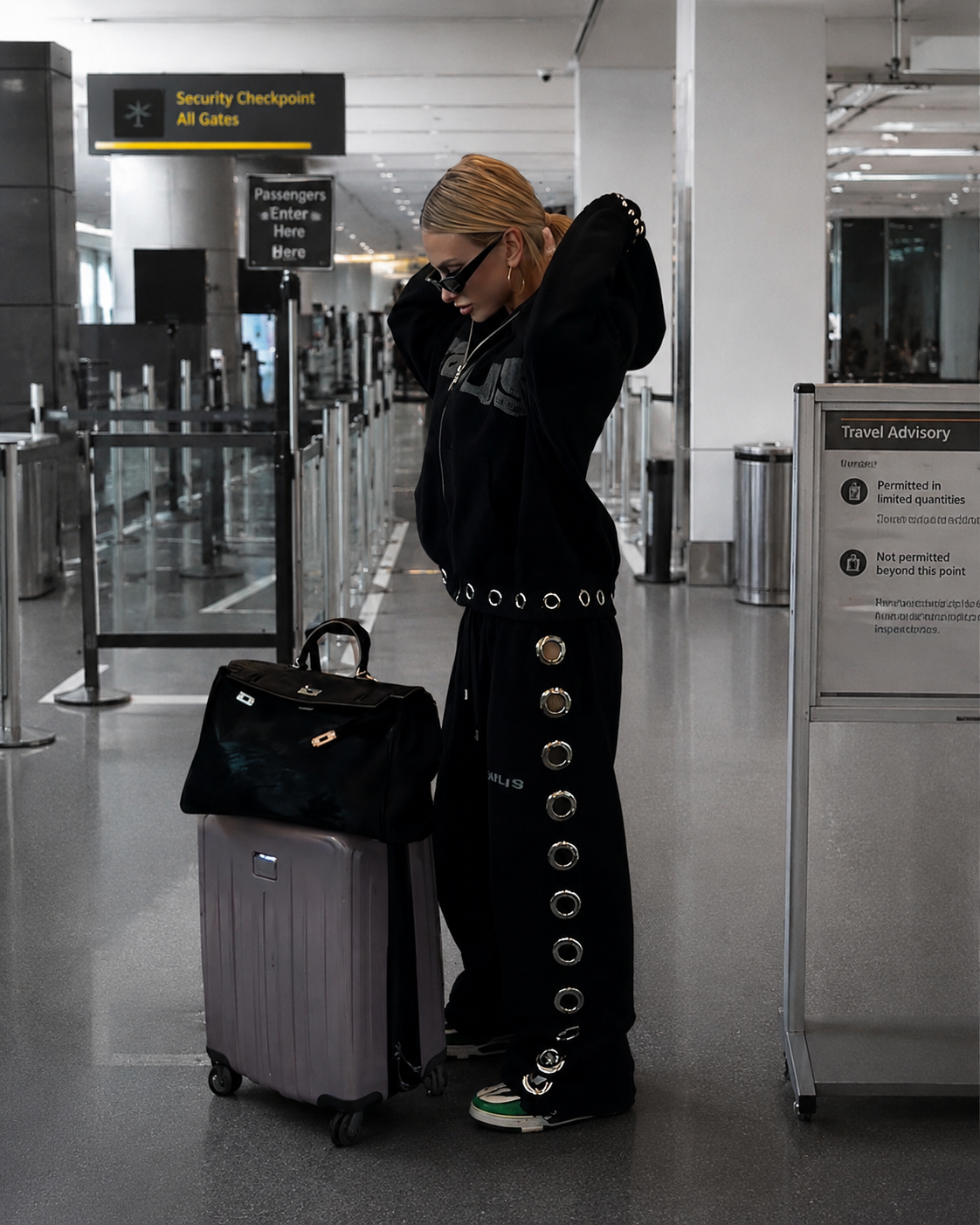 Eyelet Sweatpants
