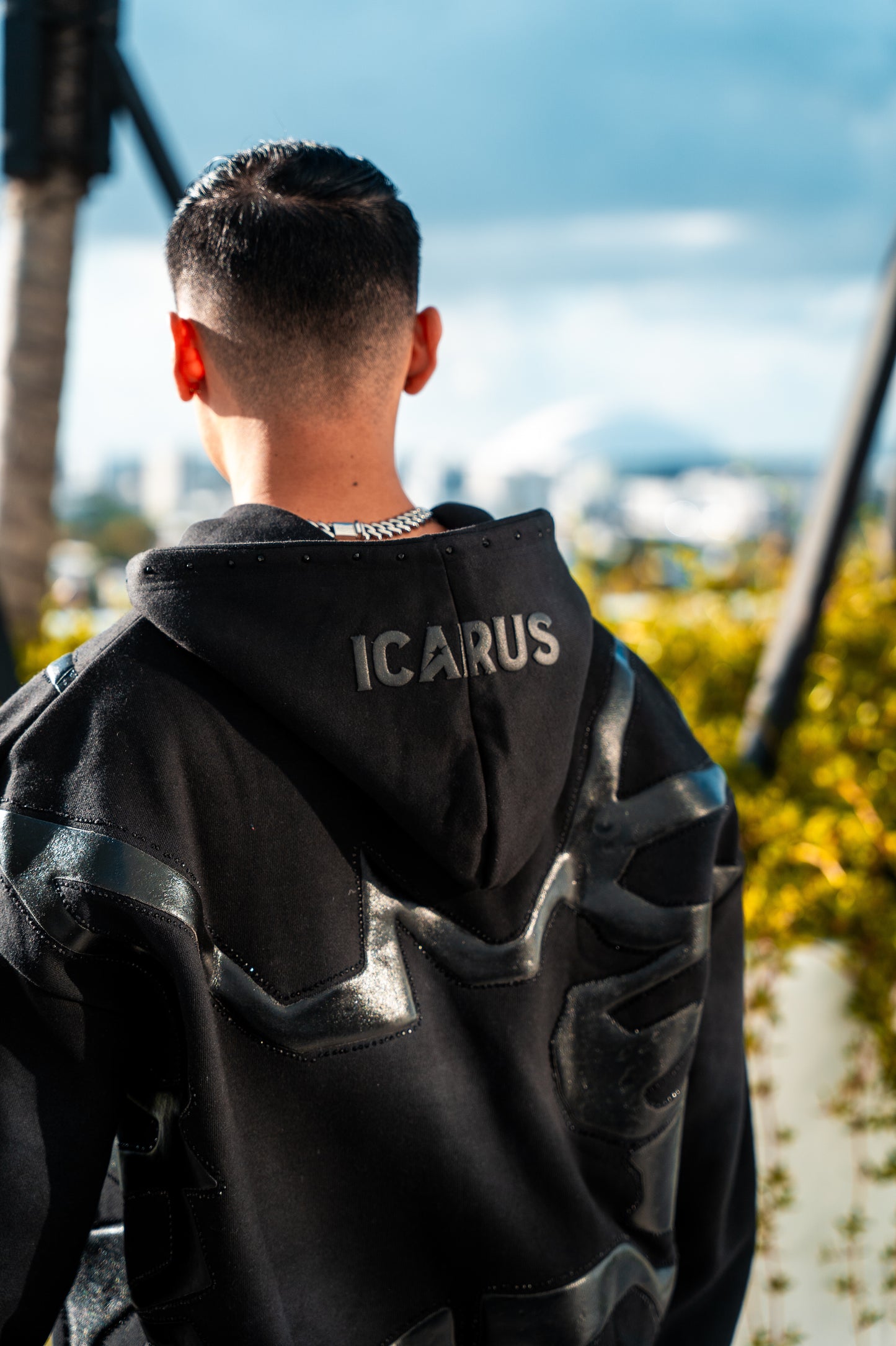 All Black Rhinestone Sweatshirt