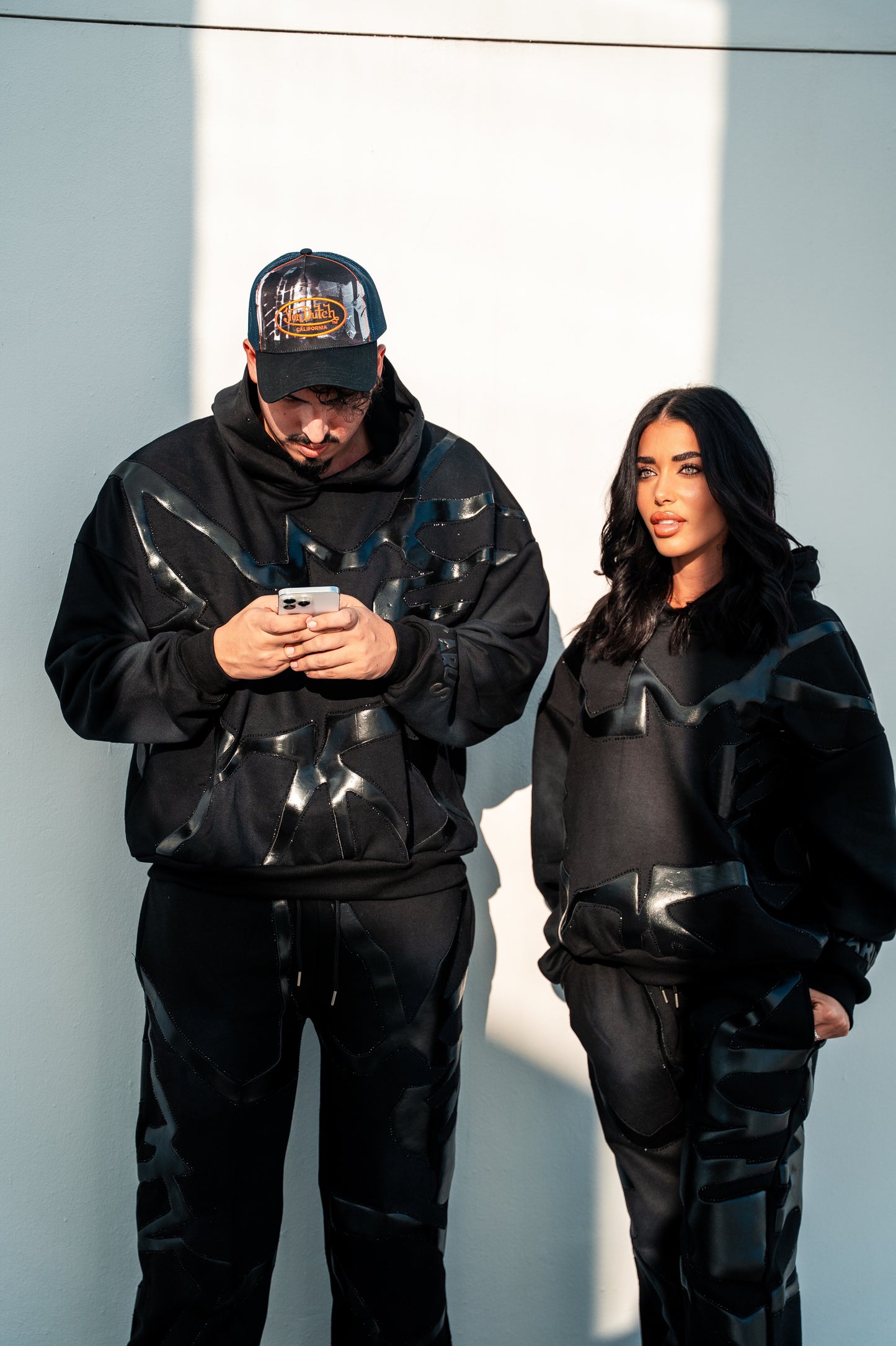 All Black Rhinestone Sweatshirt