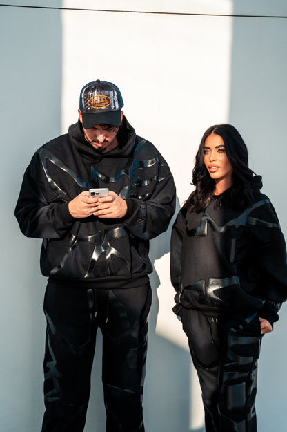 All Black Rhinestone Sweatshirt