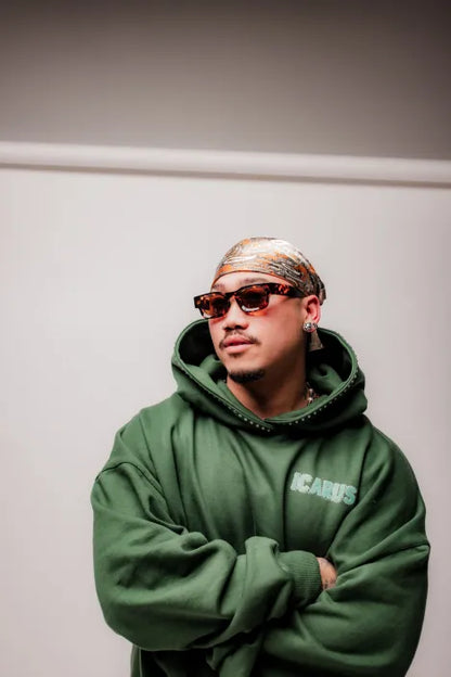 Green Rhinestone Sweatshirt