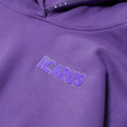 Purple Rhinestone Sweatshirt