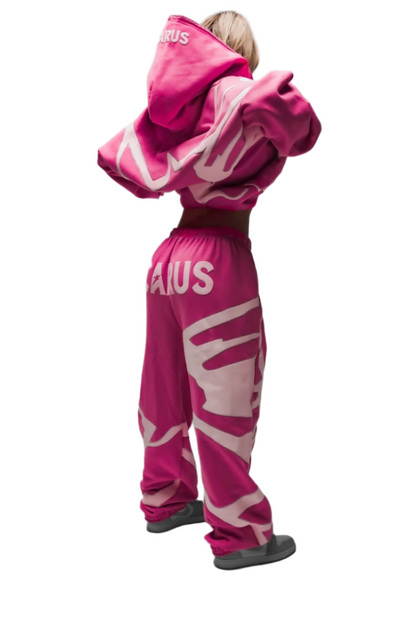 Pink Rhinestone Sweatshirt