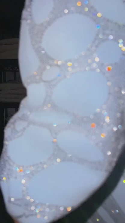 Ascent Baby Blue Rhinestone Sweatpants